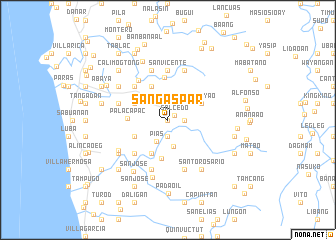 map of San Gaspar