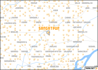 map of Sangatpur