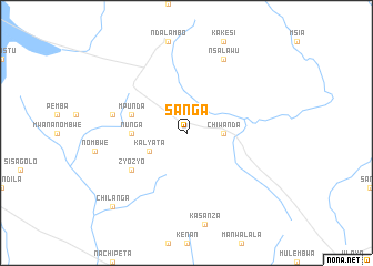 map of Sanga