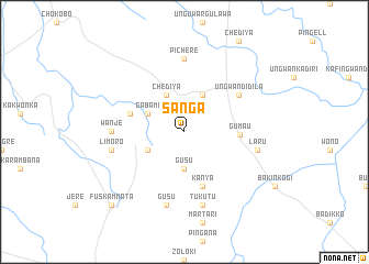 map of Sanga