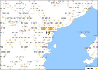 map of Sangbal