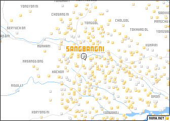 map of Sangbang-ni