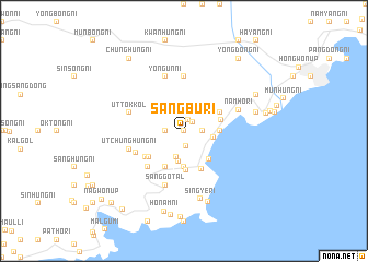 map of Sangbu-ri
