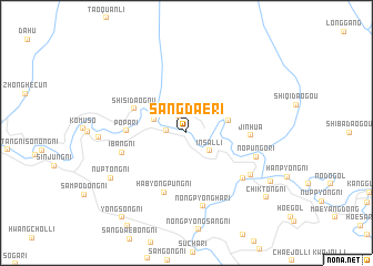 map of Sangdae-ri