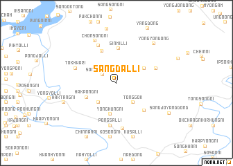 map of Sangdal-li