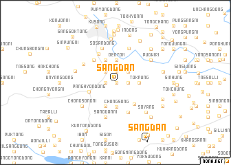 map of Sangdan
