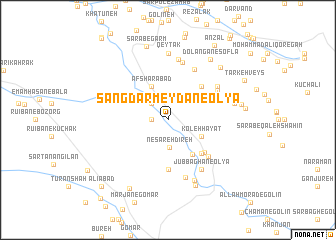 map of Sang Dar Meydān-e ‘Olyā