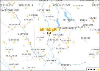 map of Sangdevīn