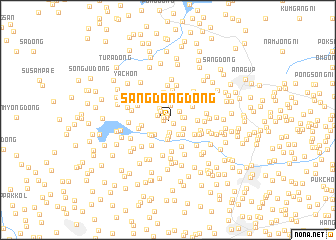 map of Sangdong-dong