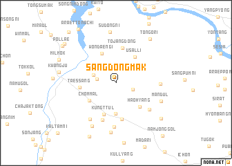 map of Sangdongmak