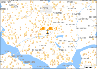 map of Sangdo-ri