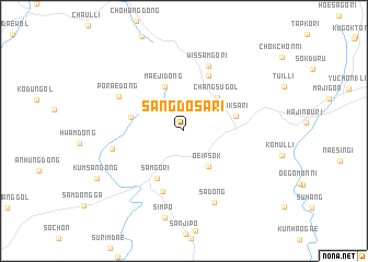 map of Sangdosa-ri