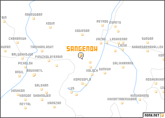 map of Sang-e Now