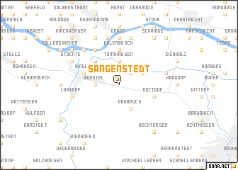 map of Sangenstedt