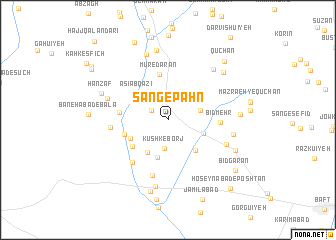 map of Sang-e Pahn