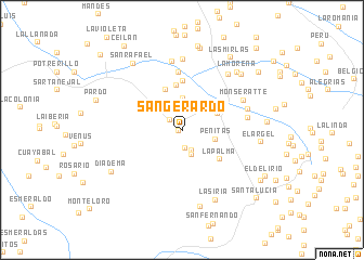 map of San Gerardo