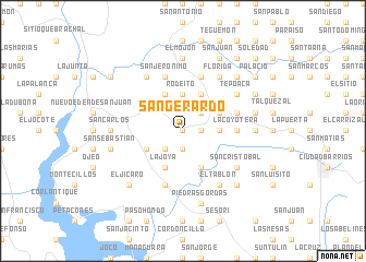 map of San Gerardo