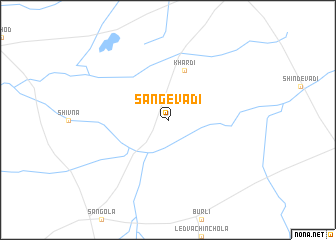 map of Sangevadi