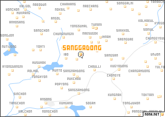 map of Sangga-dong