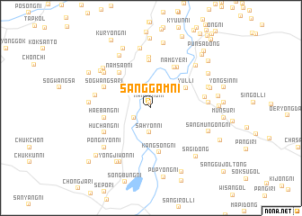 map of Sanggam-ni