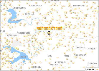 map of Sanggok-tong