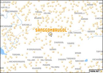 map of Sanggombau-gol