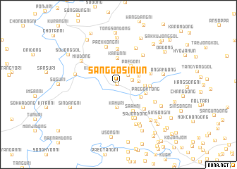 map of Sanggosinŭn