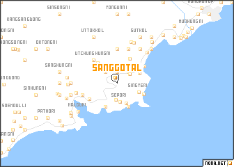 map of Sanggot\