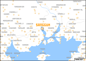 map of Sanggŭm