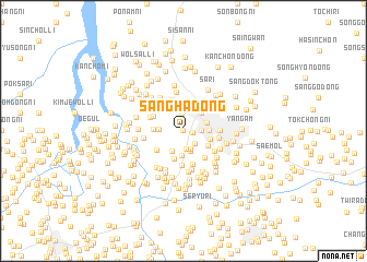 map of Sangha-dong