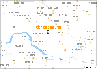 map of Sanghakhyŏn