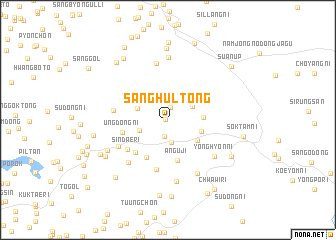 map of Sanghŭl-tong