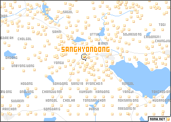 map of Sanghyŏn-dong