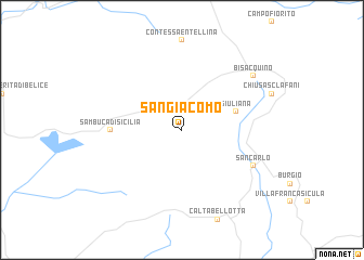 map of San Giacomo
