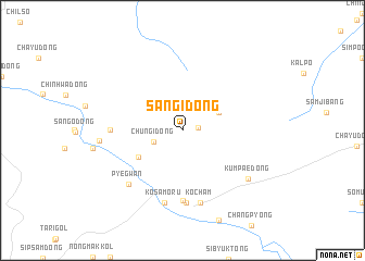 map of Sangi-dong