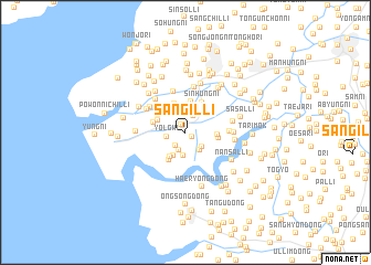 map of Sangil-li