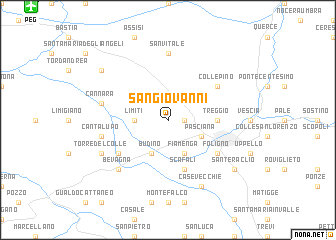 map of San Giovanni