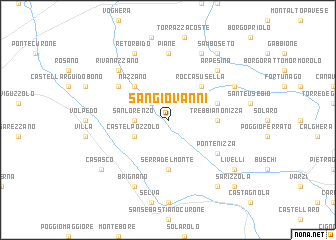 map of San Giovanni