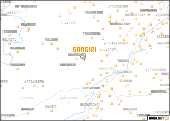 map of Sangi-ri