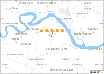 map of San Giuliano