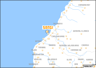map of Sangi