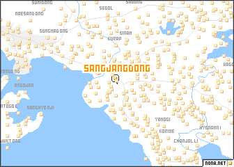 map of Sangjang-dong