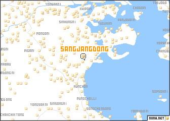 map of Sangjang-dong