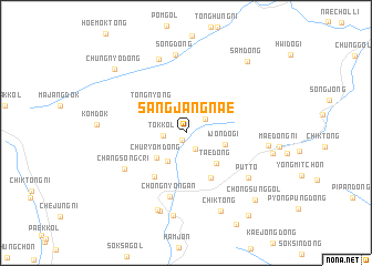 map of Sangjangnae