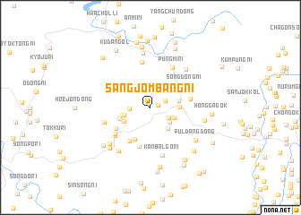 map of Sangjŏmbang-ni