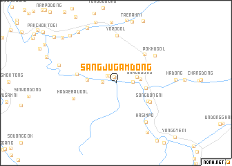 map of Sangjugam-dong