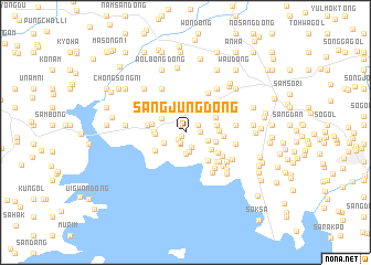map of Sangjung-dong