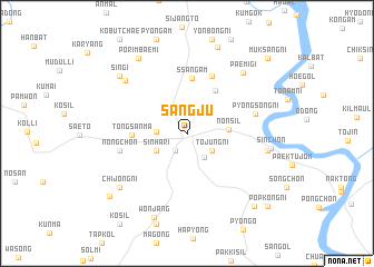 map of Sangju