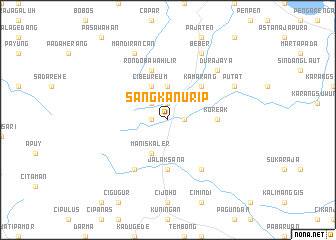 map of Sangkanurip