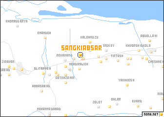 map of Sang Kīāb Sar